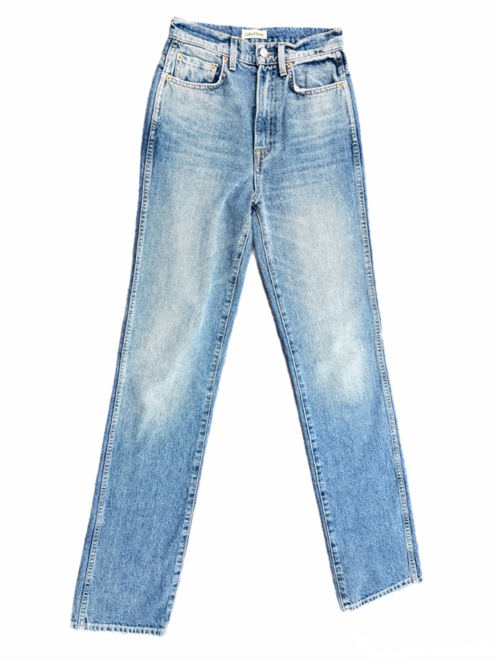 GRLFRND The Sara Super High Rise Slim Straight Jeans Market Street 24 NWOT